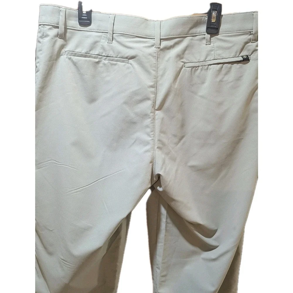 Banana Republic Motion Tech Hybrid‎ Pant Men's 36 Zip Pocket Lightweight Khaki